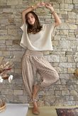Nonni Gingham Bloomer Pant Hazelnut